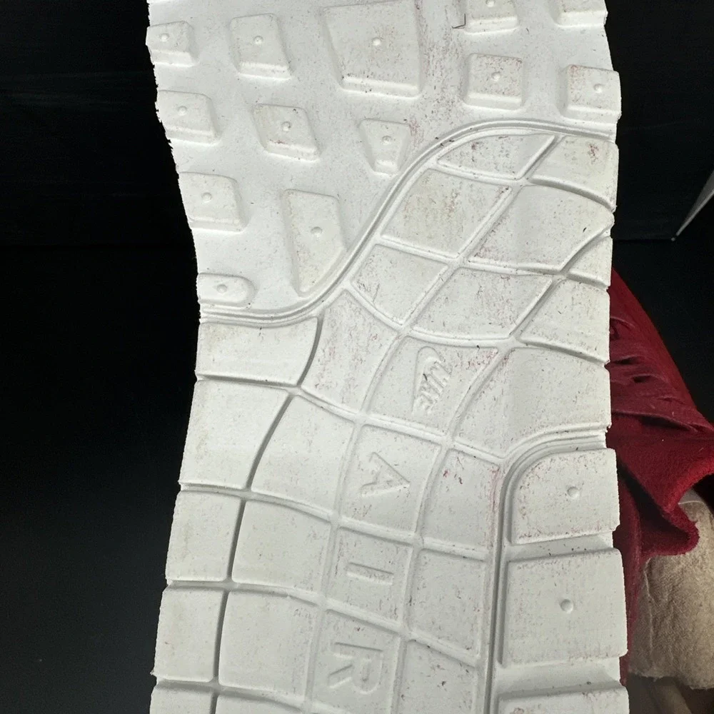 Nike Air Max 1 Royal Gym Red Size 10.5 847671 661 Sneaker Suede - Picture 16 of 16